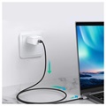 Ugreen Yleinen USB-C / USB-C Nopea Latauskaapeli - 1m