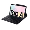 Samsung Galaxy Tab A7 10.4 (2020) Ultra-Slim Bluetooth Näppäimistökotelo - Musta