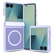 Samsung Galaxy Z Flip8 UltraGuard Matte MagSafe Kotelo - Tumman violetti