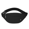 Unisex yksi olkalaukku / Crossbody laukku - musta