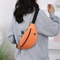 Unisex yksi olkalaukku / Crossbody laukku - vaaleanpunainen