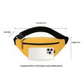 Unisex yksi olkalaukku / Crossbody laukku - vaaleanpunainen