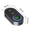 Yleiskäyttöinen 3.5mm AUX / Bluetooth Audiovastaanotin BR10