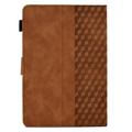 Universal 3D-kuvioinen Smart Tablet Folio -kotelo - 10" - Ruskea