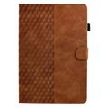 Universal 3D-kuvioinen Smart Tablet Folio -kotelo - 10" - Ruskea