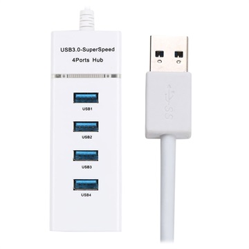 Yleinen 4-porttinen SuperSpeed USB 3.0 -Keskitin