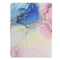 Universal Marble Pattern Tablet Folio Kotelo - 10" - Pinkki / Sininen