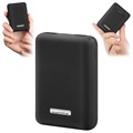 Usams US-CD60 PB4 Dual USB Mini Virtapankki - 10000mAh - Musta