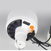 V52 Kannettava ladattava aurinko Camping LED-lamppu / lamppu, jossa on 5-vaihteinen valaistus ja koukku