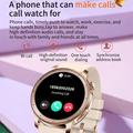 V65 1.32-tuumainen AMOLED-kosketusnäyttö Smart Watch sykemittari Naisten urheiluranneke, silikonihihna - kultainen väri