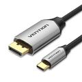 VENTION CGZBH CGZ USB-C-DP-kaapeli - 4K UHD -suorituskyky - 1m - Musta / harmaa