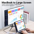 VENTION CGZBH CGZ USB-C-DP-kaapeli - 4K UHD -suorituskyky - 1m
