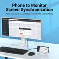 VENTION CGZBH CGZ USB-C-DP-kaapeli - 4K UHD -suorituskyky - 1m