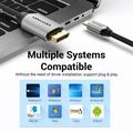 VENTION CGZBH CGZ USB-C-DP-kaapeli - 4K UHD -suorituskyky - 1m