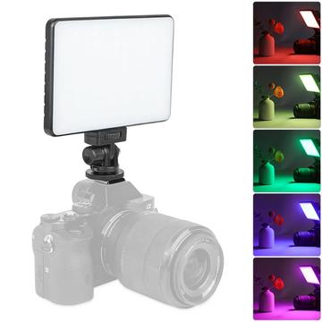 VLOGLITE PAD192RGB LED-kameran täyttövalo RGB täysvärinen kannettava valokuvausvalaistus DSLR-kameralle Goproille