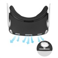 Oculus Quest 2 VR-lasien silikonisuojus - musta