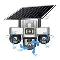 VTS30 V380pro Solar kolmilinssinen valvontakamera - EU-pistoke