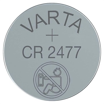 Varta CR2477/6477 Litium Nappiparisto 6477101401 - 3V