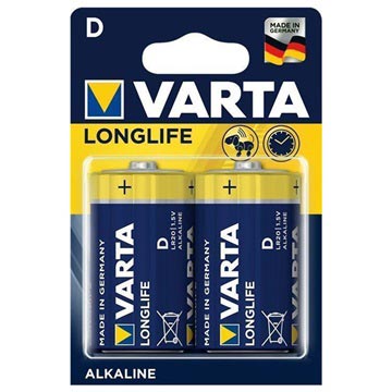 Varta Longlife D/LR20 Paristo 4120110412 - 1.5V - 1x2