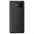 Veger W5001 USB-C PD Nopea Varavirtalähde - 50000mAh, 22.5W - Musta