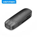 Vention 2-in-1 USB 2.0 kortinlukija - Ulkoinen SD & TF-muistikorttisovitin