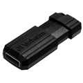 Verbatim PinStripe USB-Muistitikku - Musta - 64 Gt