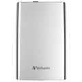 Verbatim Store 'n' Go USB 3.0 Ulkoinen Kovalevy - Hopea - 2Tb