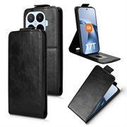 Xiaomi 17T Pystysuuntainen läppäkotelo jalustalla - musta