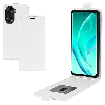 Honor 60 Pro Pystymallinen Lompakkokotelo - Valkoinen