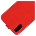 Sony Xperia L3 Vertikaalinen Lompakkokotelo Korttilokerolla - Punainen