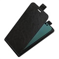 iPhone 14 Pro Max Pystysuora Lompakkokotelo Korttipaikalla - Musta
