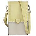 Vintage Style Älypuhelimen Crossbody Laukku - Keltainen