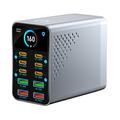 WLX-G2 165W:n GaN-pöytälatausasema - 140W PD, 10 USB-C- ja USB-A-porttia