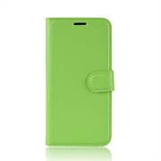 Samsung Galaxy A51 5G Lompakkokotelo Magneettisella Sulkijalla - Vihreä