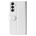 Samsung Galaxy A34 5G Lompakkokotelo Magneettisella Sulkijalla - Valkoinen