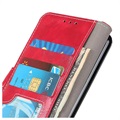 Motorola Moto G52 Lompakkokotelo Magneettisella Sulkijalla - Punainen