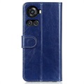 OnePlus Ace/10R Lompakkokotelo Magneettisella Sulkijalla - Sininen