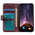 Samsung Galaxy A14 Lompakkokotelo Magneettisella Sulkijalla - Ruskea