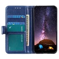Samsung Galaxy A32 5G/M32 5G Lompakkokotelo Magneettisella Sulkijalla - Sininen