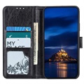 Samsung Galaxy A41 Lompakkokotelo Magneettisella Sulkijalla - Musta