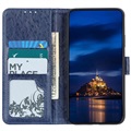 Samsung Galaxy A41 Lompakkokotelo Magneettisella Sulkijalla - Sininen