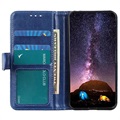 Samsung Galaxy A42 5G Lompakkokotelo Magneettisella Sulkijalla - Sininen