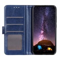 Samsung Galaxy S22 5G Lompakkokotelo Jalustalla - Sininen