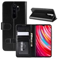 Xiaomi Redmi Note 8 Pro Lompakkokotelo Magneettisella Sulkijalla - Musta