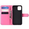 iPhone 11 Lompakkokotelo Magneettisella Sulkijalla - Kuuma Pinkki