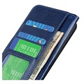 iPhone 13 Mini Lompakkokotelo Magneettisella Sulkijalla - Sininen