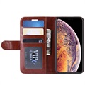 iPhone 11 Pro Max Lompakkokotelo Magneettisella Sulkijalla - Ruskea