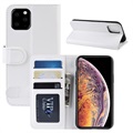 iPhone 11 Pro Max Lompakkokotelo Magneettisella Sulkijalla - Valkoinen