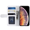 iPhone 11 Pro Max Lompakkokotelo Magneettisella Sulkijalla - Valkoinen