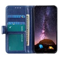 iPhone 14 Pro Lompakkokotelo Magneettisella Sulkijalla - Sininen